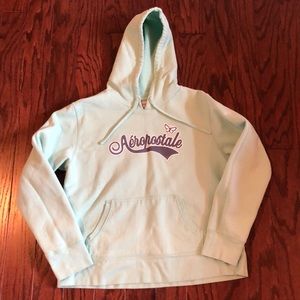 Aeropostale hooded sweatshirt- size large